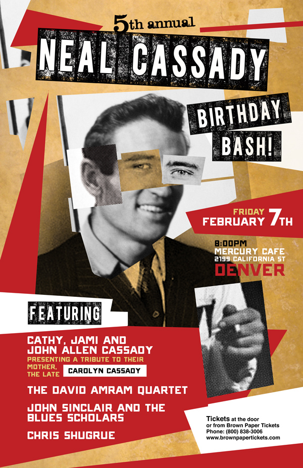 Neal Cassady Bday 5th Annual Poster small